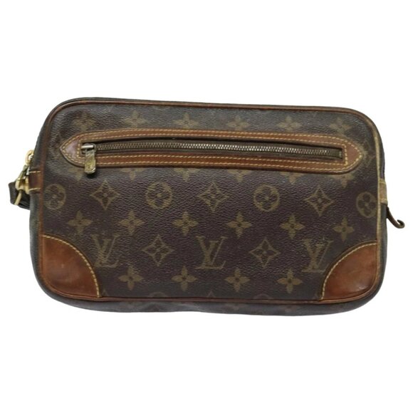 LOUIS VUITTON Monogram Marly Dragonne GM Clutch Bag M51825 LV Auth 82837 - Picture 14 of 16